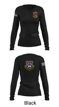 18th Civil Engineer Sq 16375952 Women's Long Sleeve V-neck Shirt - 37