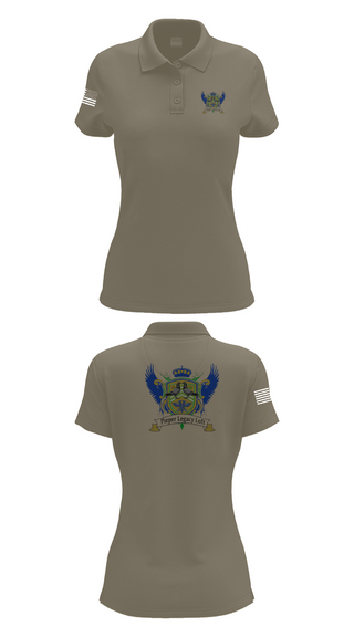 Womens Short Sleeve Performance Polo, Pieper Legacy Loft, , Teamtime, Team time, sublimation, custom sports apparel, team uniforms, spirit wear, spiritwear, sports uniforms, custom shirts, team store, custom team store, fundraiser sports, apparel fundraiser