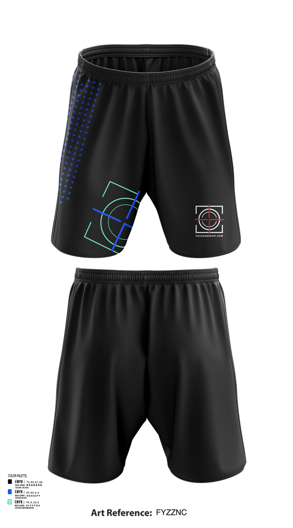 Athletic Shorts With Pockets, Triggered up, , Teamtime, Team time, sublimation, custom sports apparel, team uniforms, spirit wear, spiritwear, sports uniforms, custom shirts, team store, custom team store, fundraiser sports, apparel fundraiser