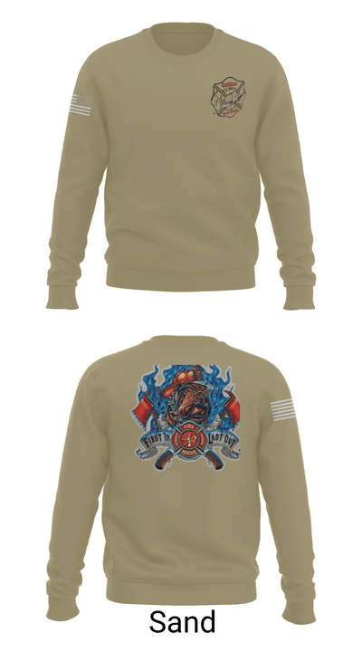 Golden Fire Dept. 85481633 Crew Neck Sweatshirt - 85