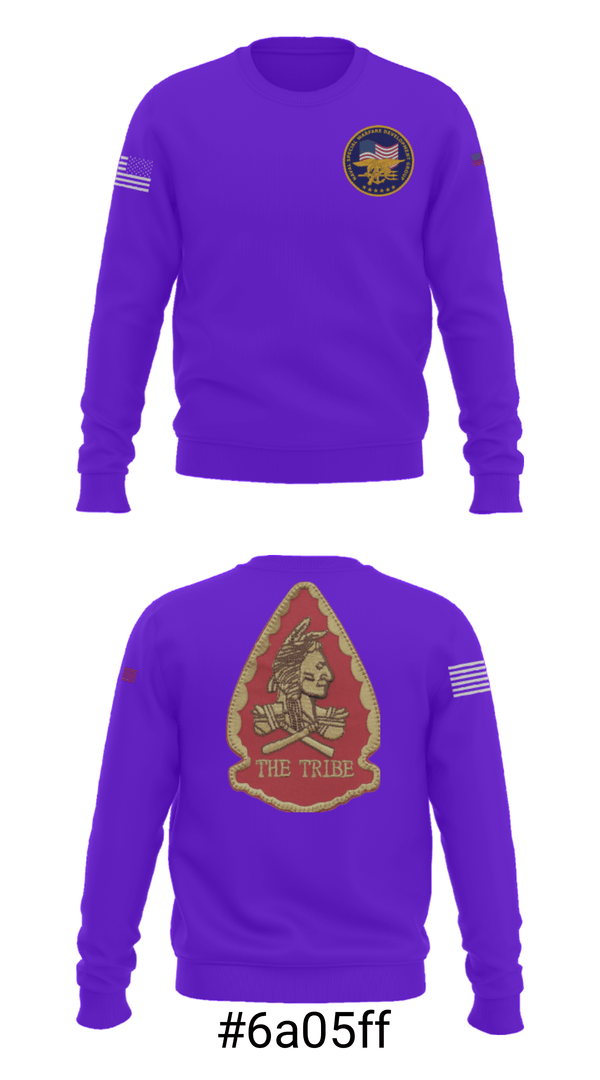 Crew Neck Sweatshirt, Naval Special Warfare Development Group, Navy, Teamtime, Team time, sublimation, custom sports apparel, team uniforms, spirit wear, spiritwear, sports uniforms, custom shirts, team store, custom team store, fundraiser sports, apparel fundraiser