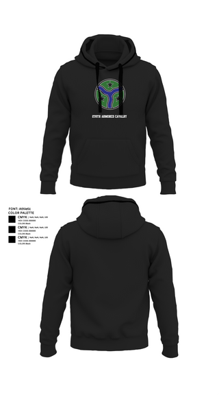 Hoodie, 278th Armored Cavalry, Army, Teamtime, Team time, sublimation, custom sports apparel, team uniforms, spirit wear, spiritwear, sports uniforms, custom shirts, team store, custom team store, fundraiser sports, apparel fundraiser