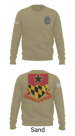Crew Neck Sweatshirt, 2nd MTB/70th RTI, Army, Teamtime, Team time, sublimation, custom sports apparel, team uniforms, spirit wear, spiritwear, sports uniforms, custom shirts, team store, custom team store, fundraiser sports, apparel fundraiser