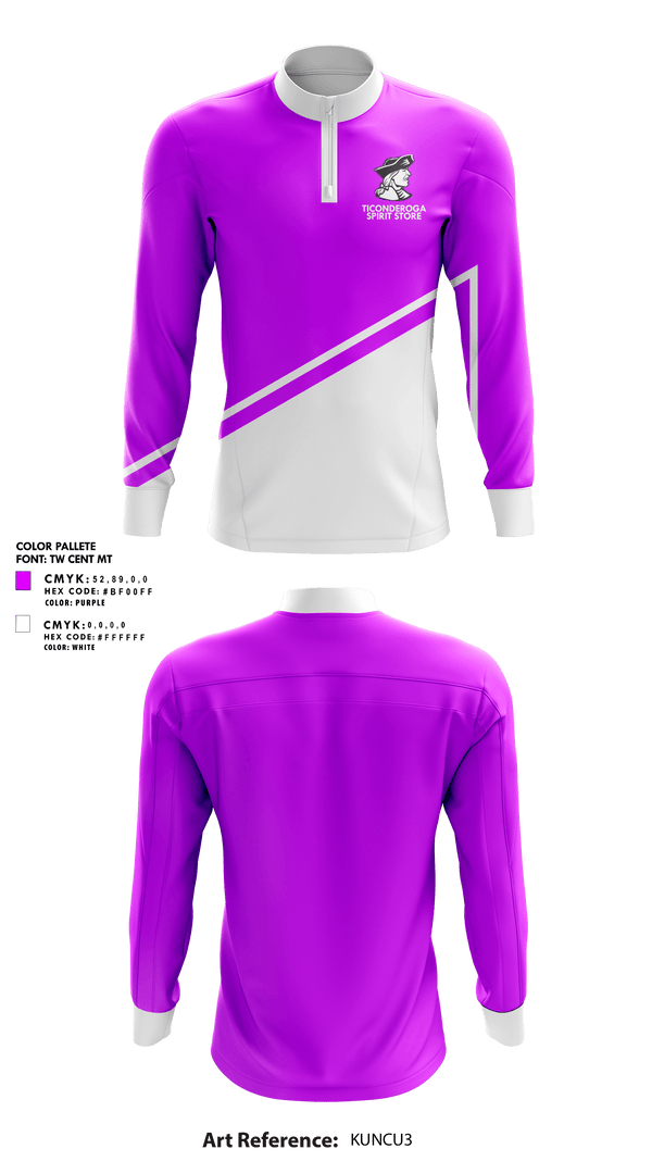 Quarter Zip Jacket, Ticonderoga Senior High School, Spirit Store, Teamtime, Team time, sublimation, custom sports apparel, team uniforms, spirit wear, spiritwear, sports uniforms, custom shirts, team store, custom team store, fundraiser sports, apparel fundraiser