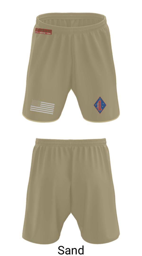 Athletic Shorts With Pockets, 1st Marine Regiment, Marines, Teamtime, Team time, sublimation, custom sports apparel, team uniforms, spirit wear, spiritwear, sports uniforms, custom shirts, team store, custom team store, fundraiser sports, apparel fundraiser