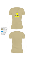 Airport High School Cheer 33792869 Women's Short Sleeve V-neck Shirt - 38