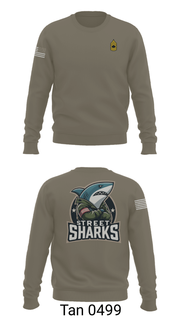 Crew Neck Sweatshirt, Pearl City Army Recruiting Station, Army, Teamtime, Team time, sublimation, custom sports apparel, team uniforms, spirit wear, spiritwear, sports uniforms, custom shirts, team store, custom team store, fundraiser sports, apparel fundraiser