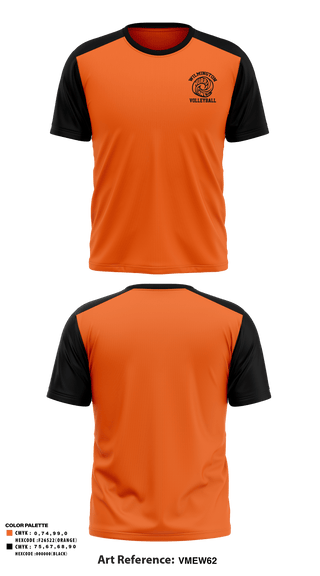 Short Sleeve Performance Shirt, Wilmington High School Volleyball, Women's Volleyball, Teamtime, Team time, sublimation, custom sports apparel, team uniforms, spirit wear, spiritwear, sports uniforms, custom shirts, team store, custom team store, fundraiser sports, apparel fundraiser