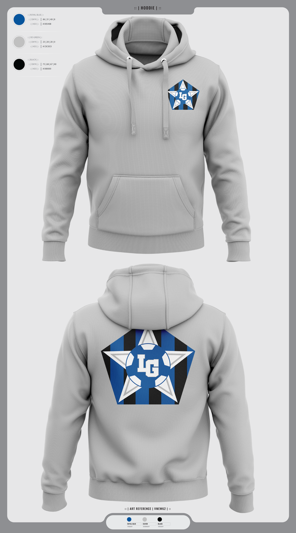 Hoodie, LaGrange Grangers, Men's Soccer, Teamtime, Team time, sublimation, custom sports apparel, team uniforms, spirit wear, spiritwear, sports uniforms, custom shirts, team store, custom team store, fundraiser sports, apparel fundraiser