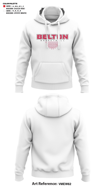 Belton High School Basketball 90350512 Hoodie - 61