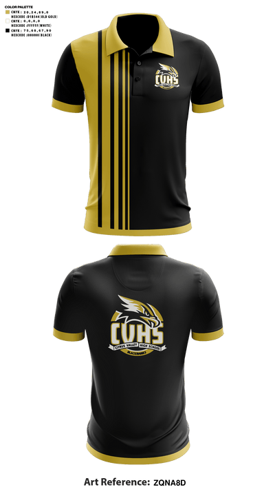 Citrus Valley High School Golf 78856365 Short Sleeve Performance Polo - 41