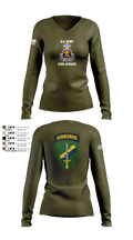 Civil Affairs Schoolhouse 5293701 Women's Long Sleeve V-neck Shirt - 5