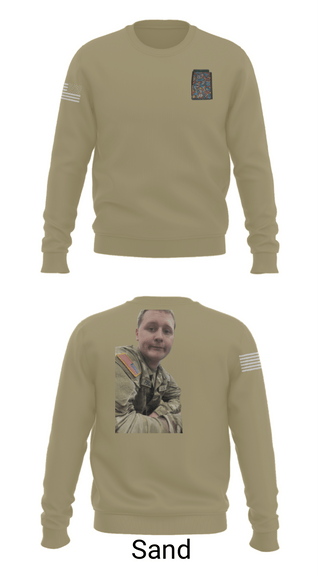 Crew Neck Sweatshirt, 440 th Chem, Army, Teamtime, Team time, sublimation, custom sports apparel, team uniforms, spirit wear, spiritwear, sports uniforms, custom shirts, team store, custom team store, fundraiser sports, apparel fundraiser