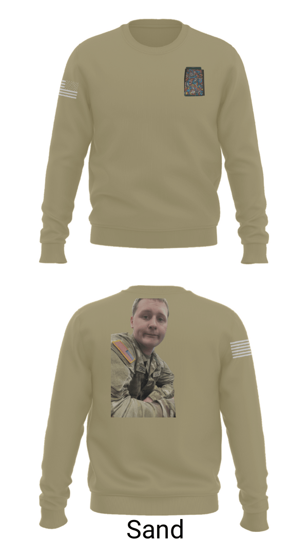 Crew Neck Sweatshirt, 440 th Chem, Army, Teamtime, Team time, sublimation, custom sports apparel, team uniforms, spirit wear, spiritwear, sports uniforms, custom shirts, team store, custom team store, fundraiser sports, apparel fundraiser