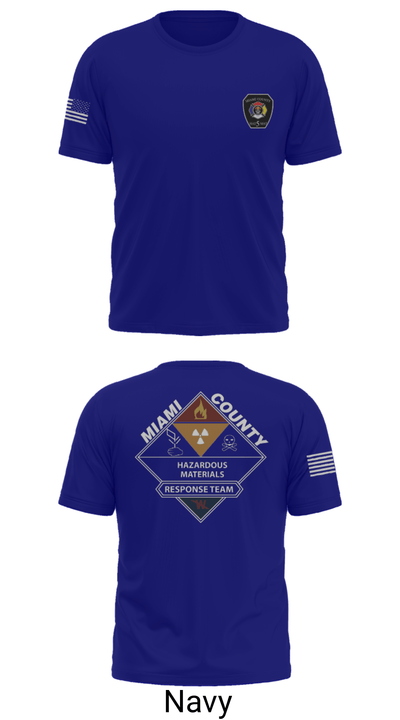 Miami County Hazmat 19346759 Old School Cotton Feel Shirt - 18