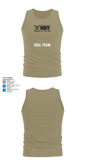 Tank Top, SEAL Team, Navy, Teamtime, Team time, sublimation, custom sports apparel, team uniforms, spirit wear, spiritwear, sports uniforms, custom shirts, team store, custom team store, fundraiser sports, apparel fundraiser
