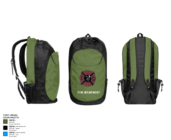 Gear Bag, 386th ECES/CEF, Fire Department, Teamtime, Team time, sublimation, custom sports apparel, team uniforms, spirit wear, spiritwear, sports uniforms, custom shirts, team store, custom team store, fundraiser sports, apparel fundraiser