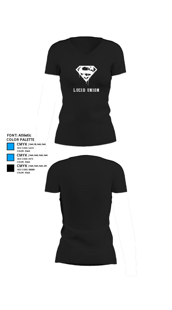 Women's Short Sleeve Vneck Shirt, Lucid union, Football, Teamtime, Team time, sublimation, custom sports apparel, team uniforms, spirit wear, spiritwear, sports uniforms, custom shirts, team store, custom team store, fundraiser sports, apparel fundraiser