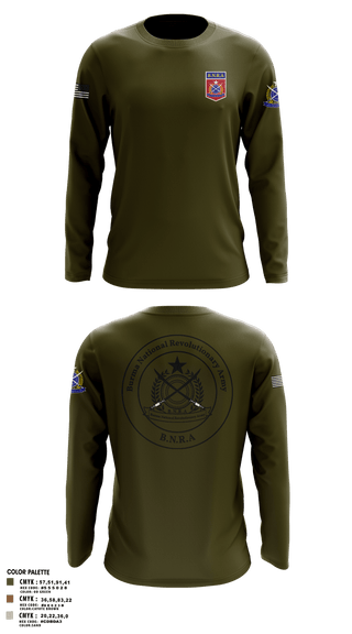 Long Sleeve Performance Polo, B.N.R.AB.N.R.Army, Army, Teamtime, Team time, sublimation, custom sports apparel, team uniforms, spirit wear, spiritwear, sports uniforms, custom shirts, team store, custom team store, fundraiser sports, apparel fundraiser
