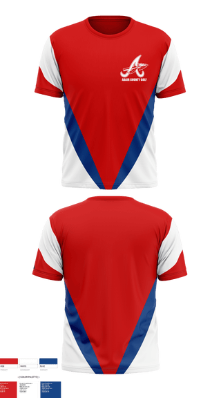 Short Sleeve Performance Shirt, Adair County High School Golf, Golf, Teamtime, Team time, sublimation, custom sports apparel, team uniforms, spirit wear, spiritwear, sports uniforms, custom shirts, team store, custom team store, fundraiser sports, apparel fundraiser