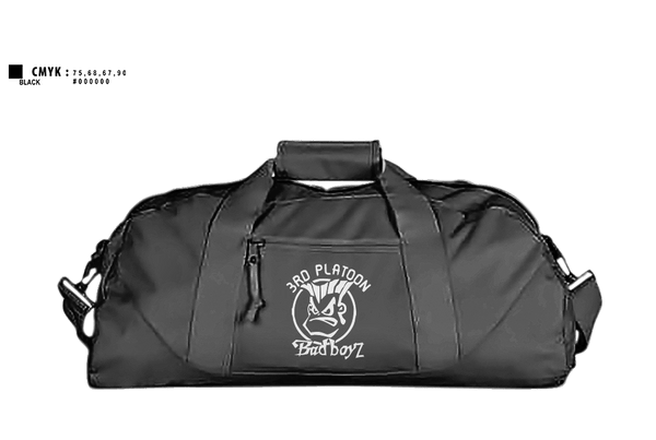 Duffle Bag, Ewok dismount3rd PLT Bad BoysBad boyz3rd PLT Bad BoysBad Boiiz3rd PLT Bad BoysPT Bad Boiiz3rd PLT Bad BoysBlue Ewok, , Teamtime, Team time, sublimation, custom sports apparel, team uniforms, spirit wear, spiritwear, sports uniforms, custom shirts, team store, custom team store, fundraiser sports, apparel fundraiser