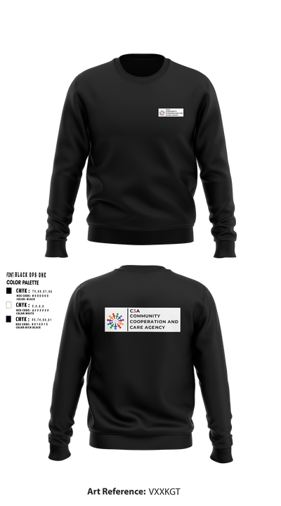 C3A Community Cooperation and Care Agency 5588349 Crew Neck Sweatshirt - 2