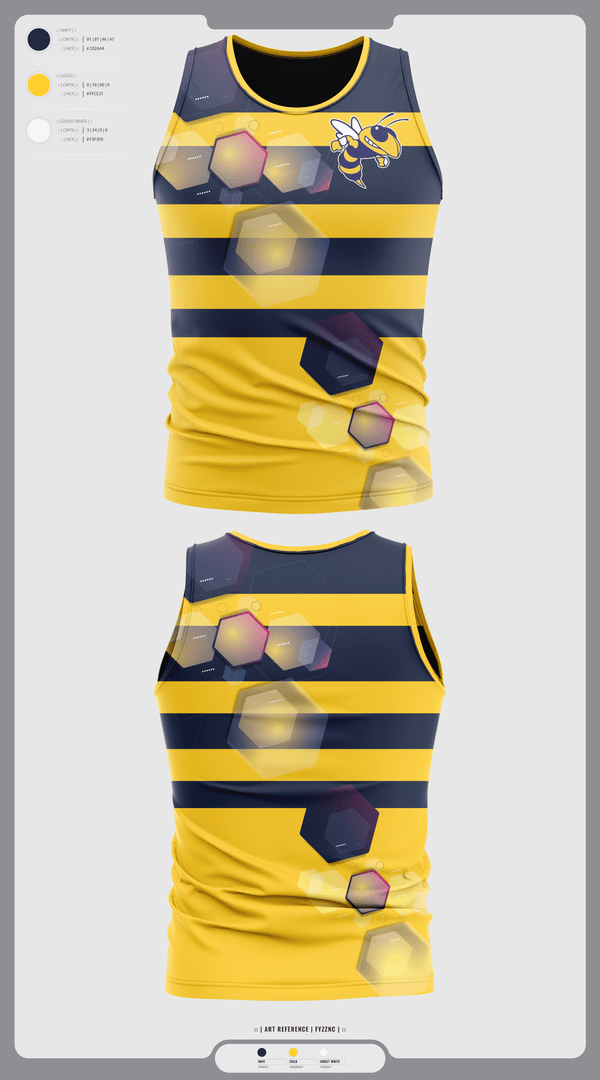 Tank Top, Wynne Yellowjackets, Men's Basketball, Teamtime, Team time, sublimation, custom sports apparel, team uniforms, spirit wear, spiritwear, sports uniforms, custom shirts, team store, custom team store, fundraiser sports, apparel fundraiser