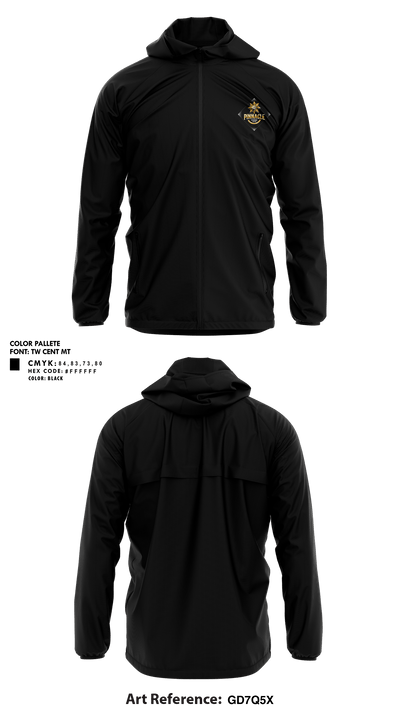 Pinnacle Martial Arts 28485454 Windbreaker - 3