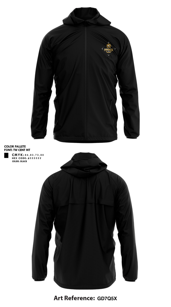 Windbreaker, Pinnacle Martial Arts, , Teamtime, Team time, sublimation, custom sports apparel, team uniforms, spirit wear, spiritwear, sports uniforms, custom shirts, team store, custom team store, fundraiser sports, apparel fundraiser