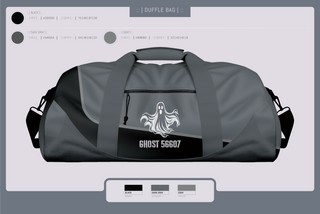 Duffle Bag, GHOST, Spirit Store, Teamtime, Team time, sublimation, custom sports apparel, team uniforms, spirit wear, spiritwear, sports uniforms, custom shirts, team store, custom team store, fundraiser sports, apparel fundraiser