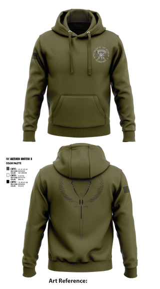 Hoodie, XI. Inspektion, Army, Teamtime, Team time, sublimation, custom sports apparel, team uniforms, spirit wear, spiritwear, sports uniforms, custom shirts, team store, custom team store, fundraiser sports, apparel fundraiser