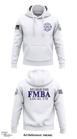 Hoodie, Belmar FMBA, Fire Department, Teamtime, Team time, sublimation, custom sports apparel, team uniforms, spirit wear, spiritwear, sports uniforms, custom shirts, team store, custom team store, fundraiser sports, apparel fundraiser