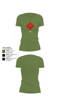 1/6 58710445 Women's Short Sleeve V-neck Shirt - 44