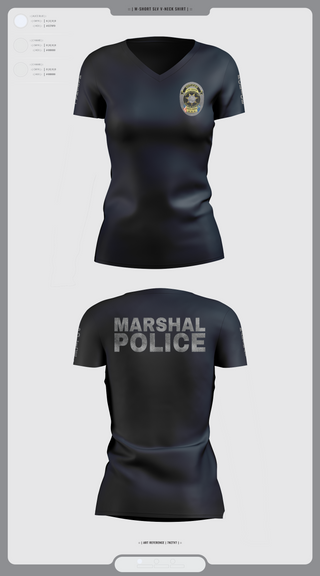 Womens Short Sleeve Vneck Shirt, Las Vegas city marshals, Police, Teamtime, Team time, sublimation, custom sports apparel, team uniforms, spirit wear, spiritwear, sports uniforms, custom shirts, team store, custom team store, fundraiser sports, apparel fundraiser