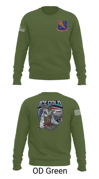 Crew Neck Sweatshirt, BCO, 1163D TFSB, Army, Teamtime, Team time, sublimation, custom sports apparel, team uniforms, spirit wear, spiritwear, sports uniforms, custom shirts, team store, custom team store, fundraiser sports, apparel fundraiser