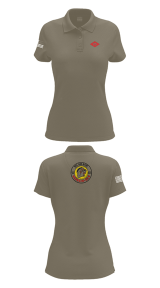 Womens Short Sleeve Performance Polo, NMCB 25 CTG 56.2, Navy, Teamtime, Team time, sublimation, custom sports apparel, team uniforms, spirit wear, spiritwear, sports uniforms, custom shirts, team store, custom team store, fundraiser sports, apparel fundraiser