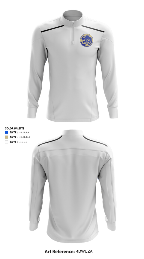 Quarter Zip Jacket, Bradwell Institute Volleyball, Women's Volleyball, Teamtime, Team time, sublimation, custom sports apparel, team uniforms, spirit wear, spiritwear, sports uniforms, custom shirts, team store, custom team store, fundraiser sports, apparel fundraiser