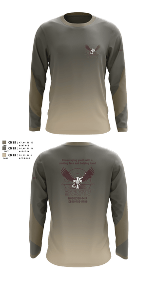 Long Sleeve Performance Shirt, Agape Youth Reachout inc, , Teamtime, Team time, sublimation, custom sports apparel, team uniforms, spirit wear, spiritwear, sports uniforms, custom shirts, team store, custom team store, fundraiser sports, apparel fundraiser