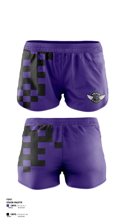 Throckmorton High School Cross Country 29705170 Womens Soccer Shorts - 1