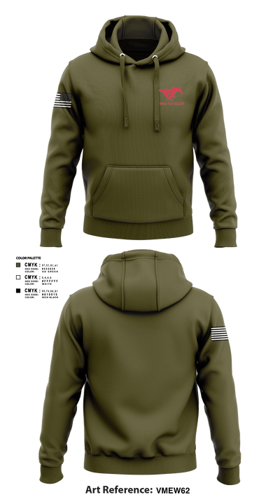 1-105th Cavalry 28213104 Hoodie - 2
