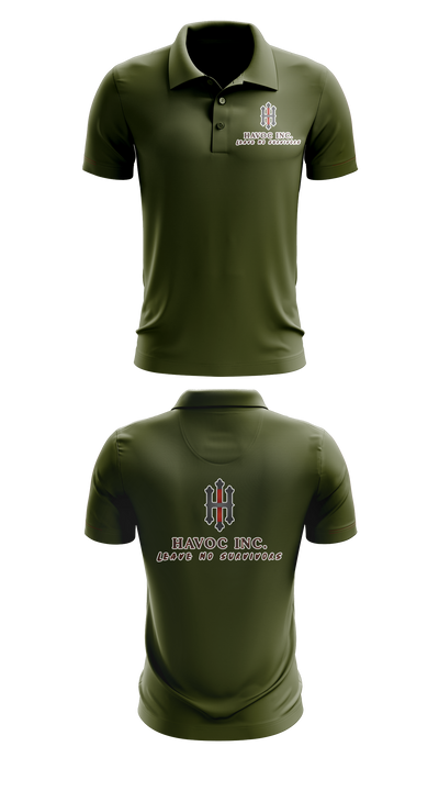 HAVOC INC 6408447 Short Sleeve Performance Polo - 42