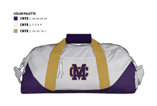 Duffle Bag, Madison County High School Golf, Golf, Teamtime, Team time, sublimation, custom sports apparel, team uniforms, spirit wear, spiritwear, sports uniforms, custom shirts, team store, custom team store, fundraiser sports, apparel fundraiser