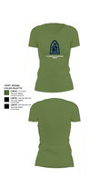 4-31 infantry battalion hotel company 62387368 Women's Short Sleeve V-neck Shirt - 44