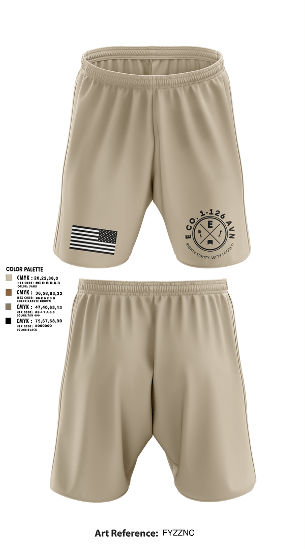 Athletic Shorts With Pockets, B Co. 1-126AVN, Army, Teamtime, Team time, sublimation, custom sports apparel, team uniforms, spirit wear, spiritwear, sports uniforms, custom shirts, team store, custom team store, fundraiser sports, apparel fundraiser