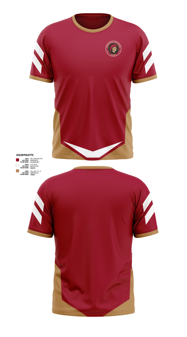Short Sleeve Performance Shirt, Charleston High School Band, Spirit Store, Teamtime, Team time, sublimation, custom sports apparel, team uniforms, spirit wear, spiritwear, sports uniforms, custom shirts, team store, custom team store, fundraiser sports, apparel fundraiser