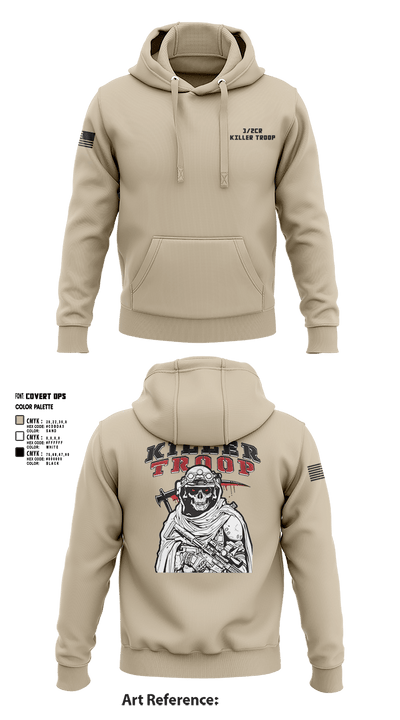 3/2CR Killer Troop 6220684 Hoodie - 4