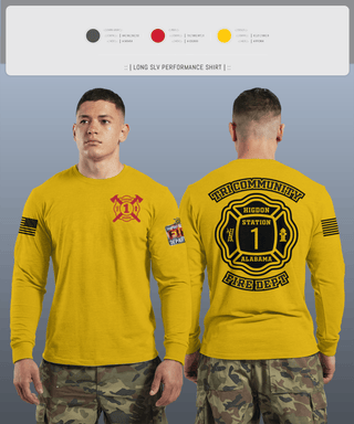 Long Sleeve Performance Shirt, Tri-Community fire, Fire Department, Teamtime, Team time, sublimation, custom sports apparel, team uniforms, spirit wear, spiritwear, sports uniforms, custom shirts, team store, custom team store, fundraiser sports, apparel fundraiser