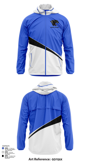 Windbreaker, Hershey Panthers, Track & Field, Teamtime, Team time, sublimation, custom sports apparel, team uniforms, spirit wear, spiritwear, sports uniforms, custom shirts, team store, custom team store, fundraiser sports, apparel fundraiser