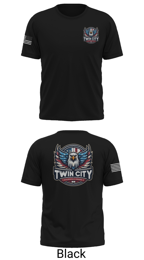 Old School Cotton Feel Shirt, Twin City Overhead Door, , Teamtime, Team time, sublimation, custom sports apparel, team uniforms, spirit wear, spiritwear, sports uniforms, custom shirts, team store, custom team store, fundraiser sports, apparel fundraiser