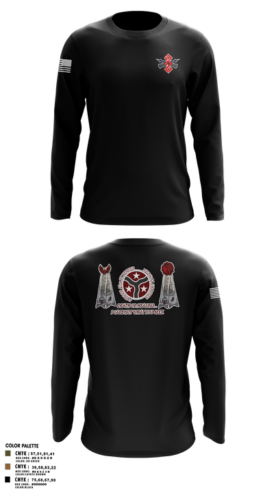 q trp 4/278th 42866312 Long Sleeve Performance Shirt - 3